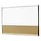 Quartet Magnetic Dry-Erase/Cork Board, 18x30, Cork, Aluminum Frame, Natural; White ARCCB3018 - alternate 7